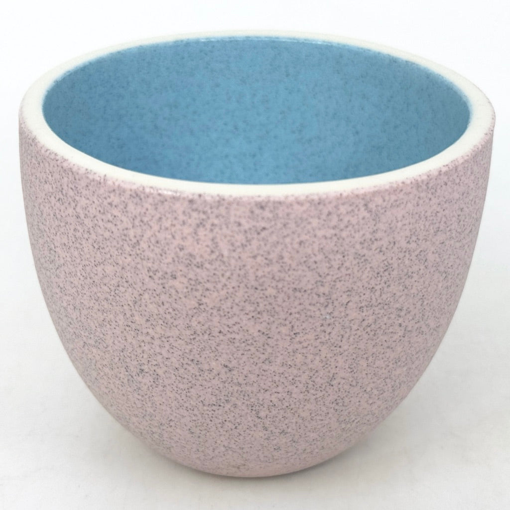 Speckle Two-Toned Pink & Turquoise Teacup - **Preorder** Ship in 2-4 weeks