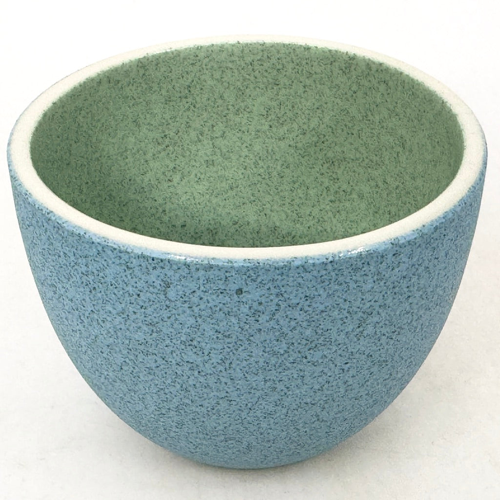 Speckle Two-Toned Turquoise & Mint Teacup - **Preorder** Ship in 2-4 weeks