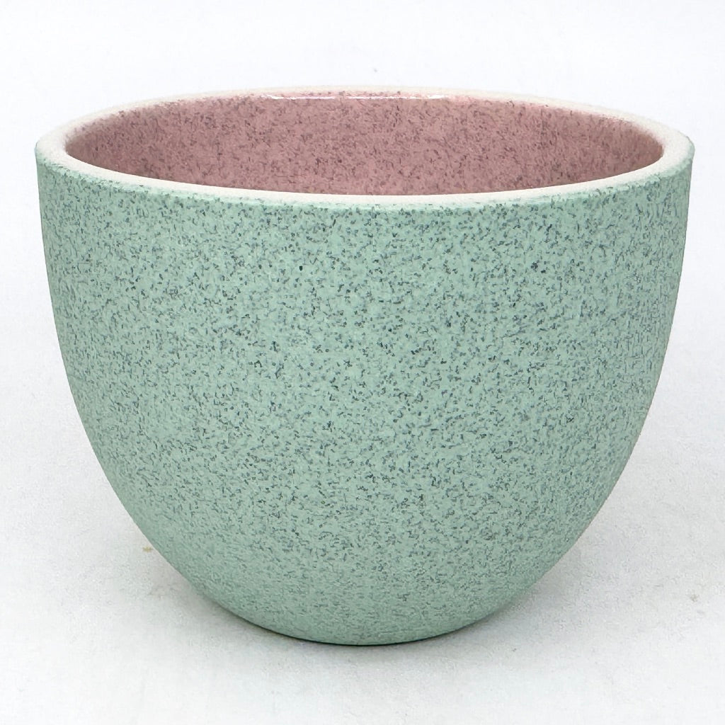 Speckle Two-Toned Mint & Pink Teacup - **Preorder** Ship in 2-4 weeks