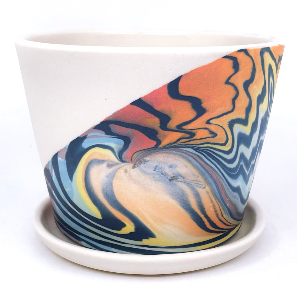 Rainbow Wave Small Planter Preorder *Ship in 4-7 weeks*