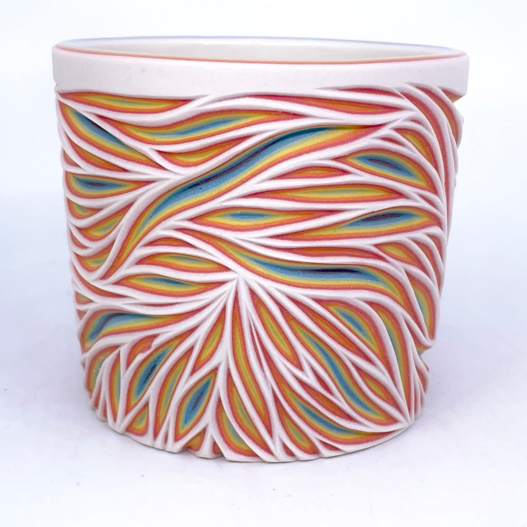 Rainbow Intricate Carved Tumbler- 8 Layer Preorder *Ship in 4-6 weeks*