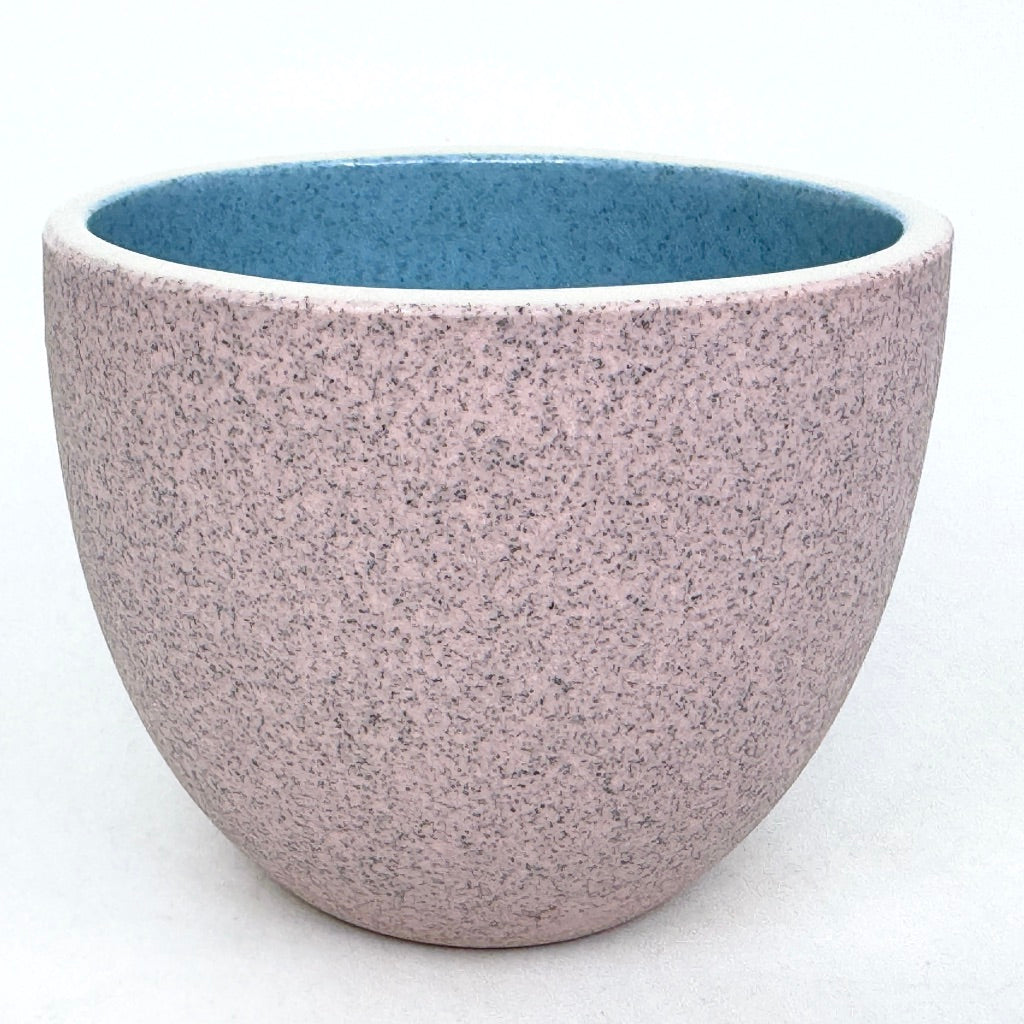 Speckle Two-Toned Pink & Turquoise Teacup - **Preorder** Ship in 3-4 weeks