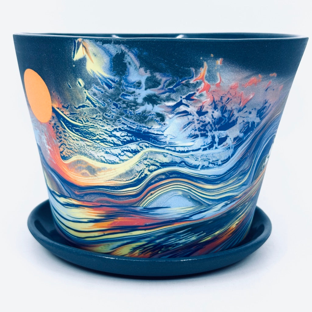 Rainbow Reflections Aurora Large Planter *Preorder, ship in 4-6 weeks*