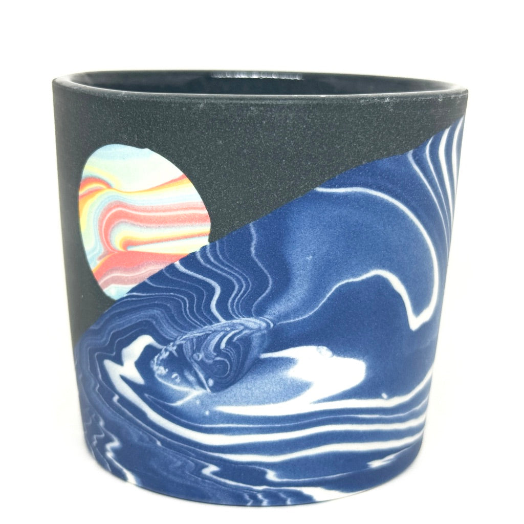 Original Wave with Rainbow Planet Tumbler - 10th Anniversary Wave Design, 3 Color Options *Preorder, ship in 4-6 weeks*