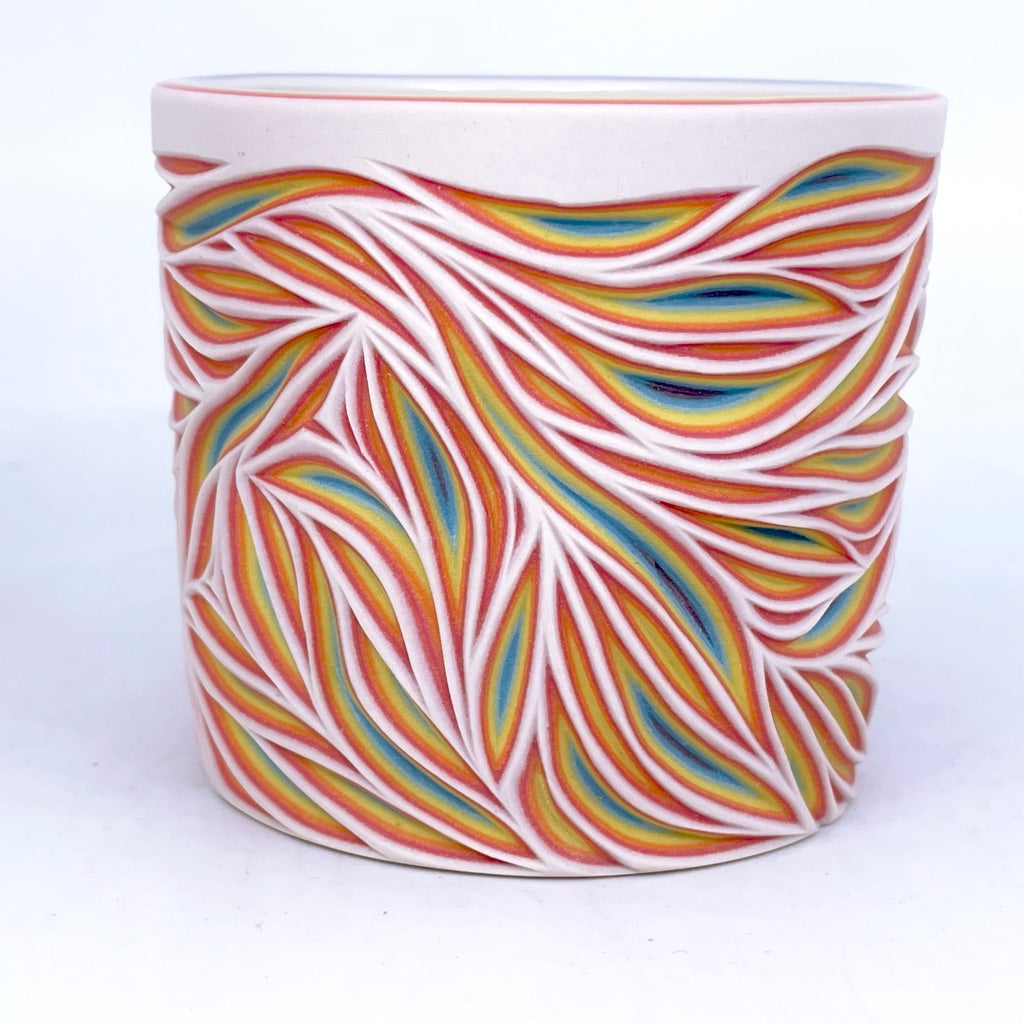 Rainbow Intricate Carved Tumbler- 8 Layer Preorder *Ship in 4-6 weeks*