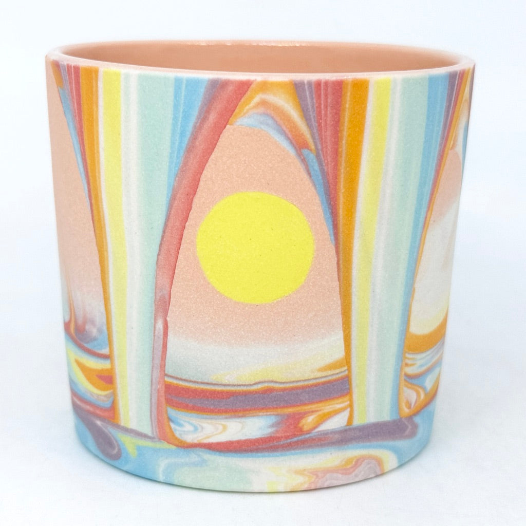 Palm Springs Rainbow Falls Tumbler (w/ gold rim option) *Preorder Ship in 4-6 weeks*