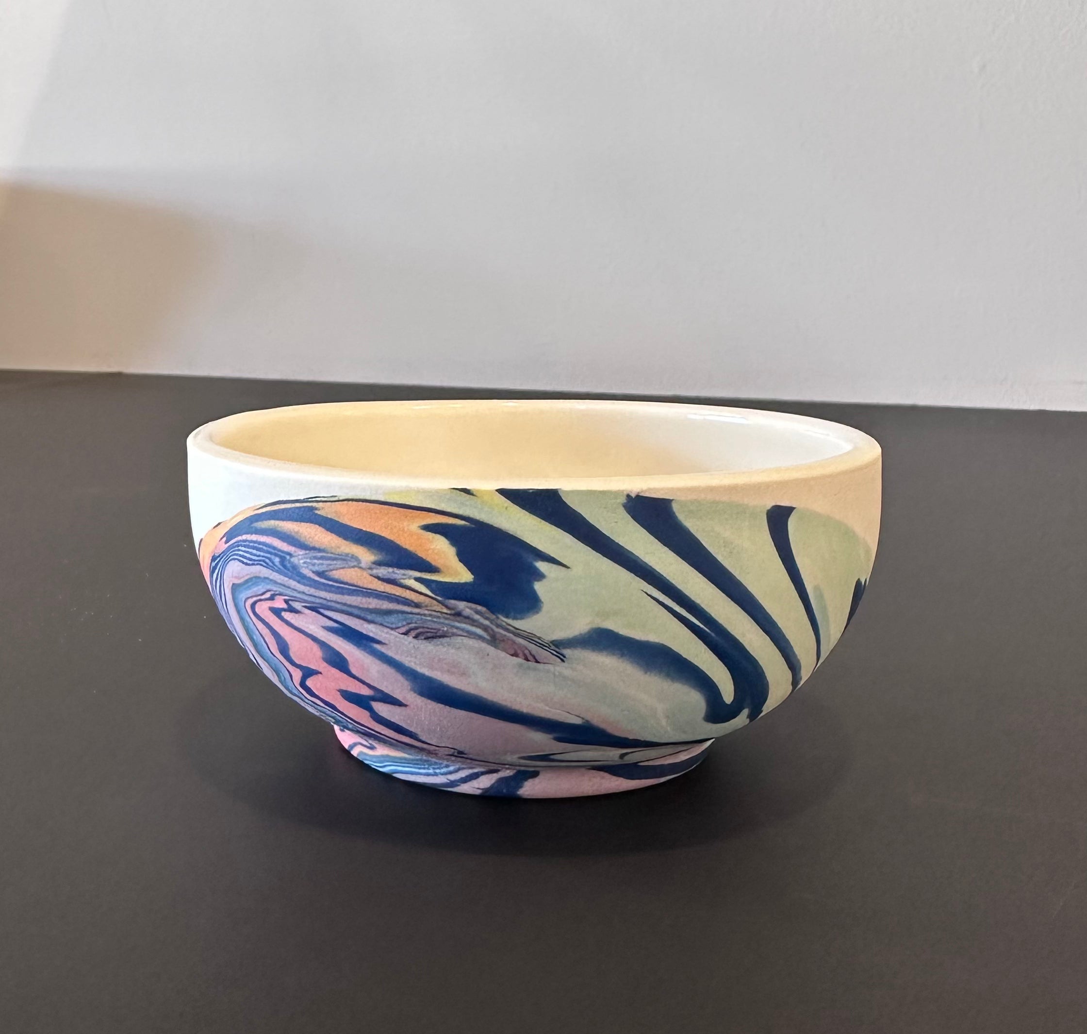 Rainbow wave dipping bowl