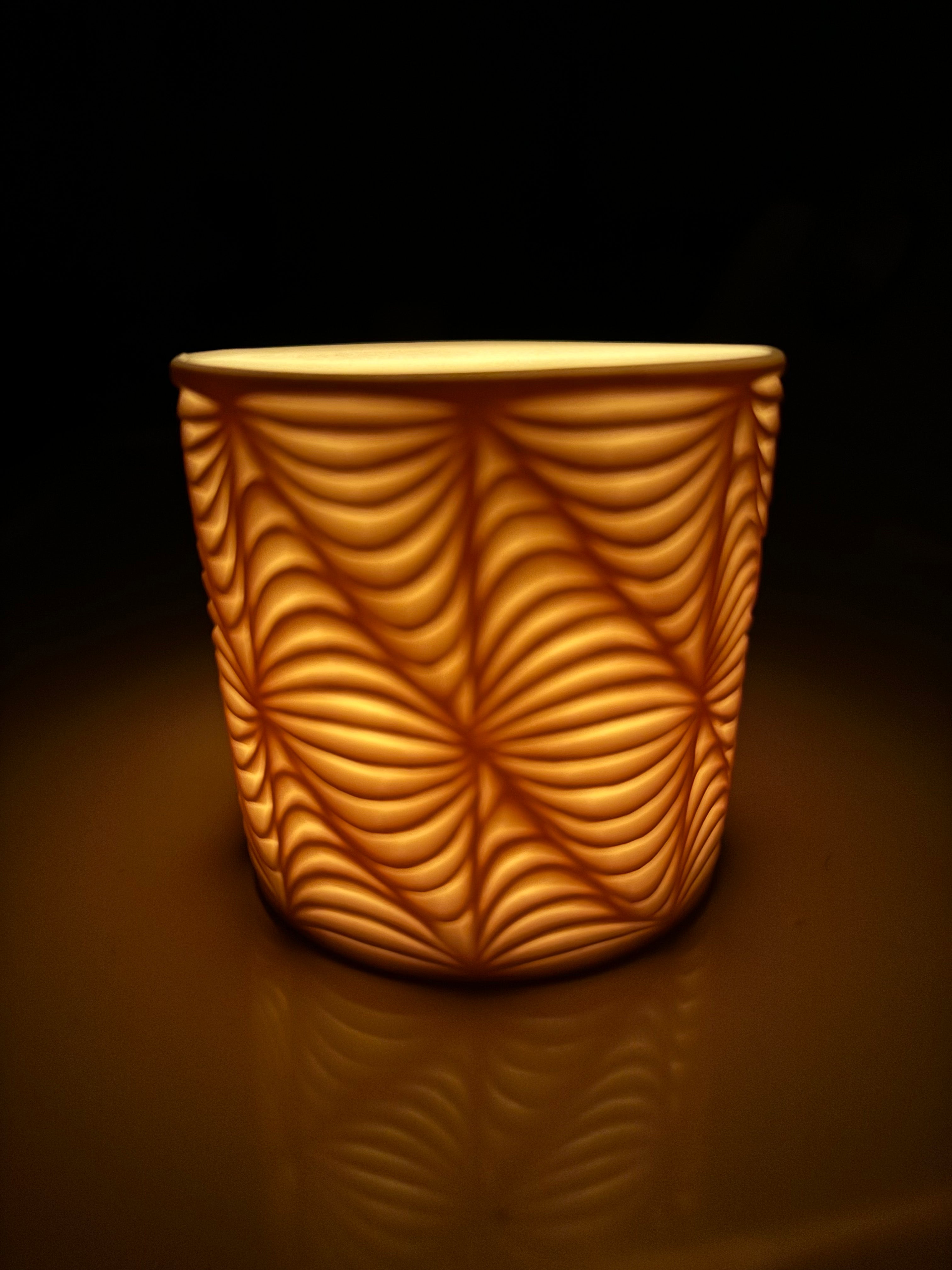 Soundwave 2-Layer Carved Luminary ready to ship