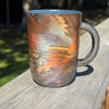 Juice Cup Mug (12oz) Wood Fired Rainbow Crackle