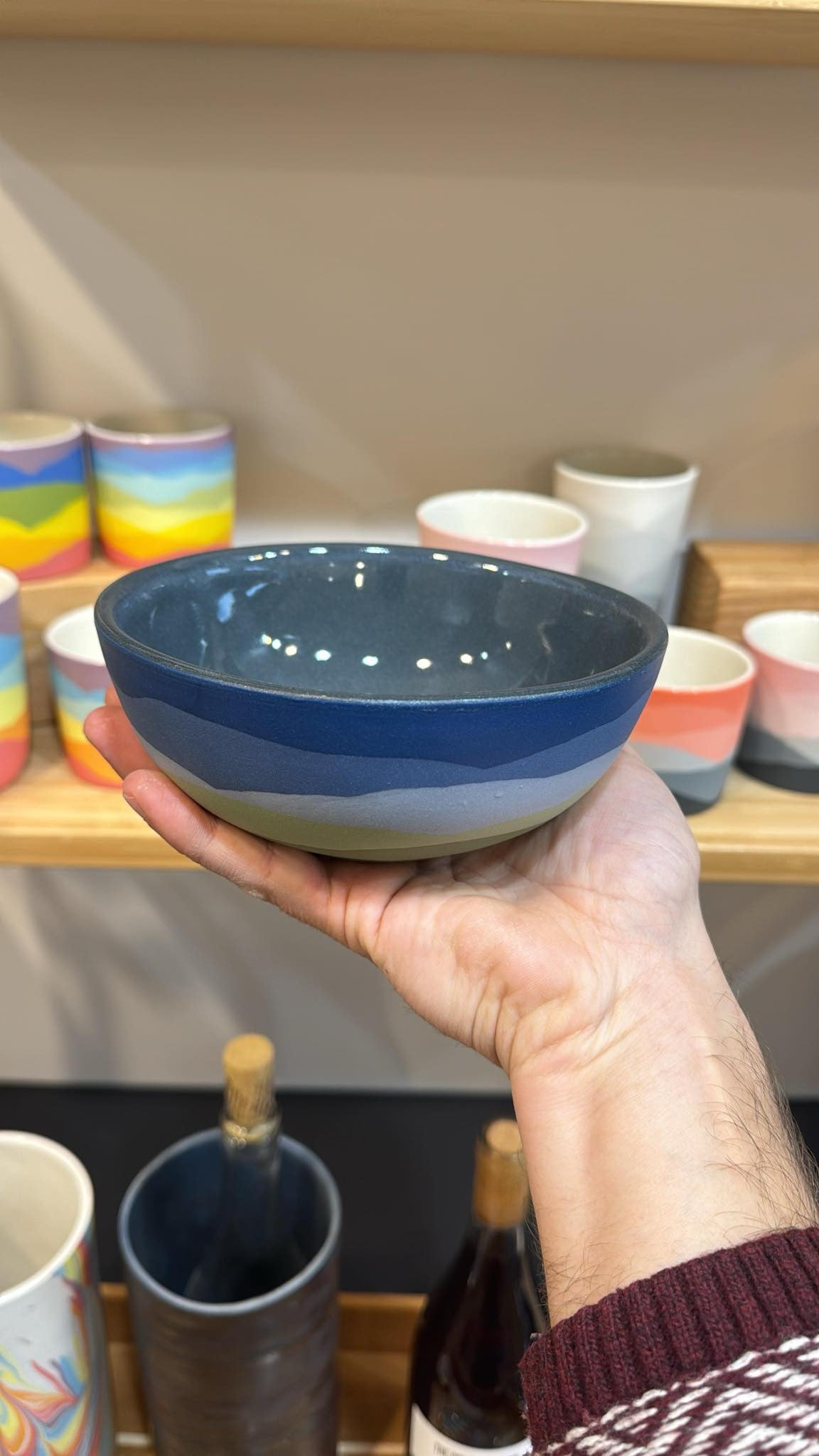 Sunset Horizon Small Serving "Dinner" Bowl and Cascade horizon soup bowl for Clara