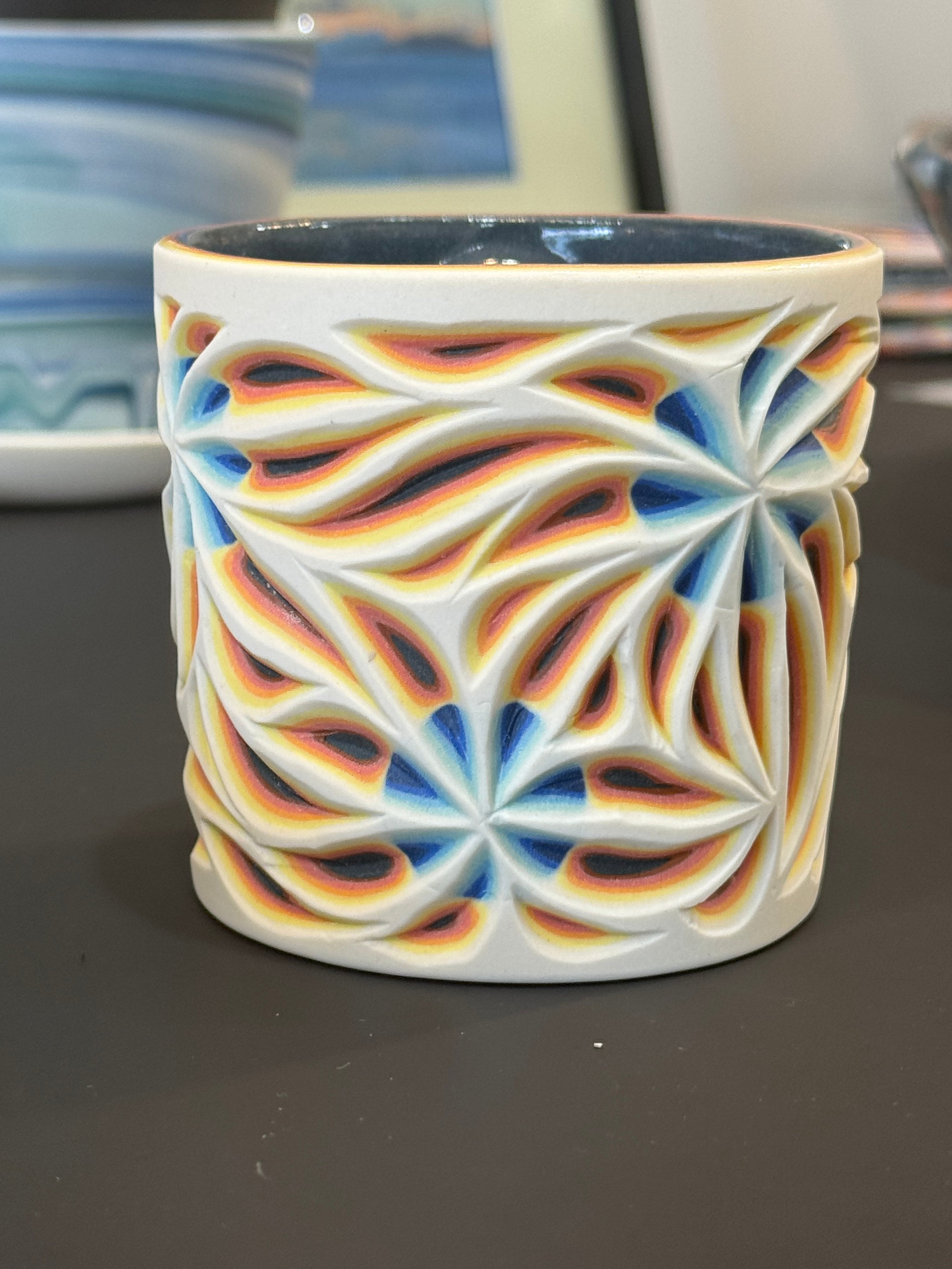 Reserved for Kyra* Fire and Ice layers hybrid tumbler
