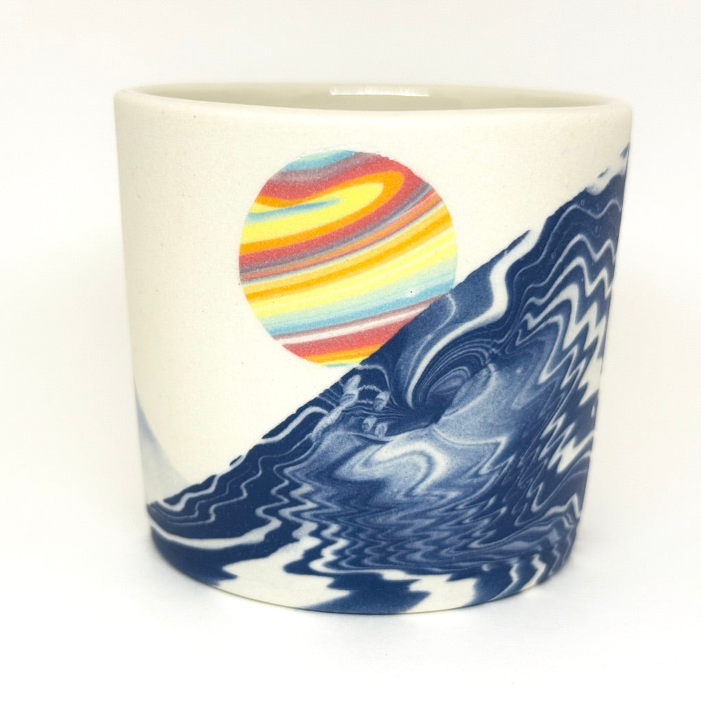 Original Wave with Rainbow Planet Tumbler - 10th Anniversary Wave Design, 3 Color Options *Preorder, ship in 4-6 weeks*