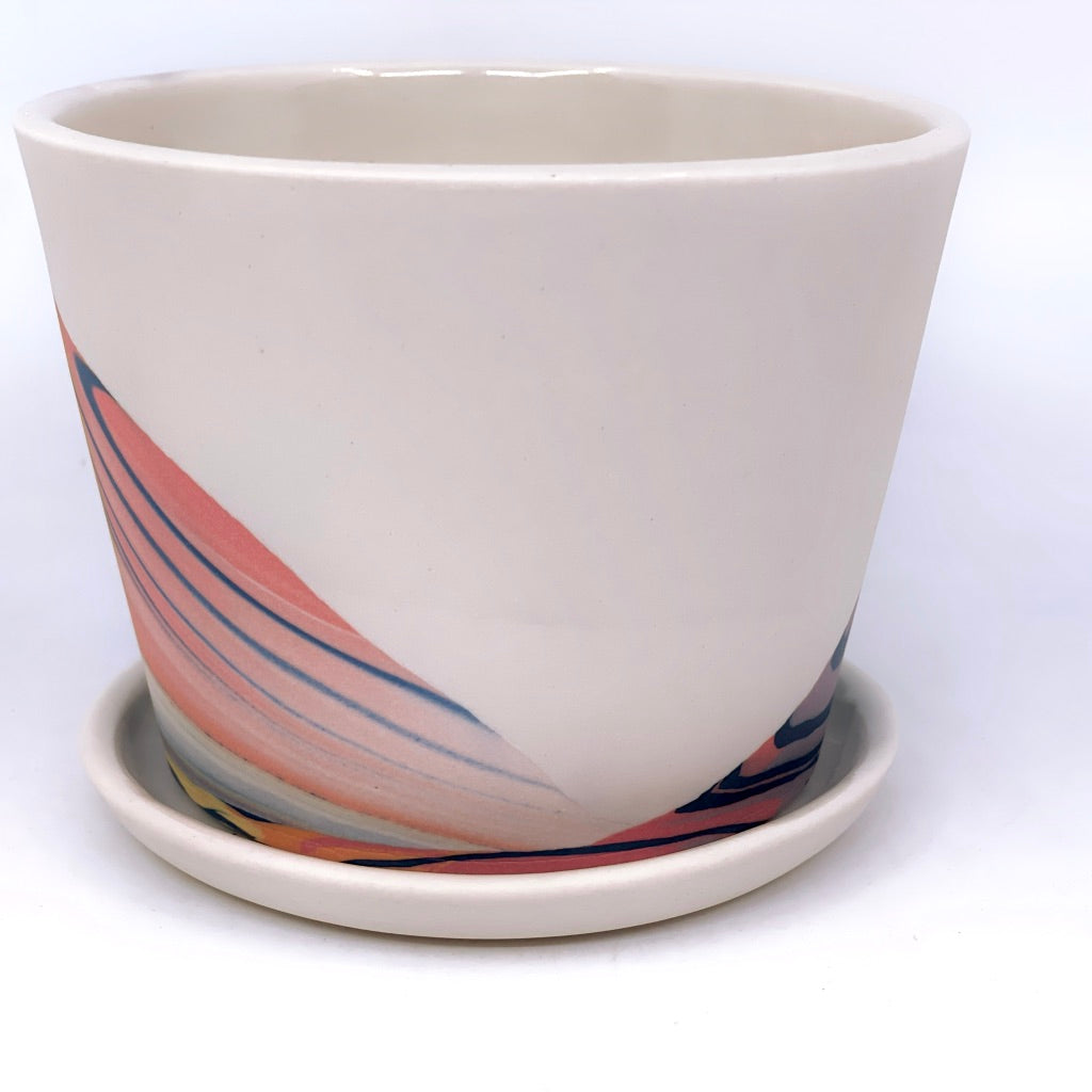 Rainbow Wave Small Planter Preorder *Ship in 4-7 weeks*