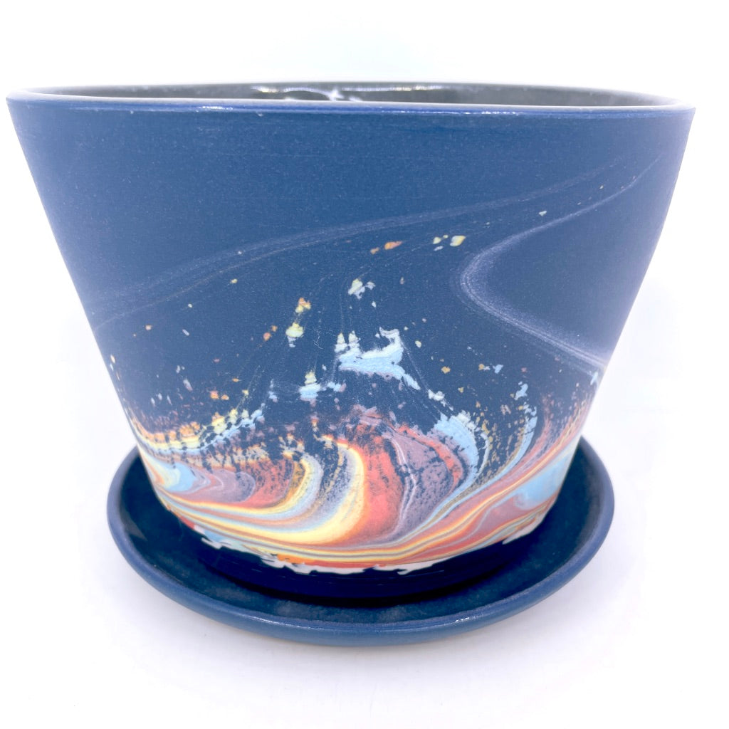 Rainbow Aurora Large Planter Preorder *ship in 4-7 weeks*