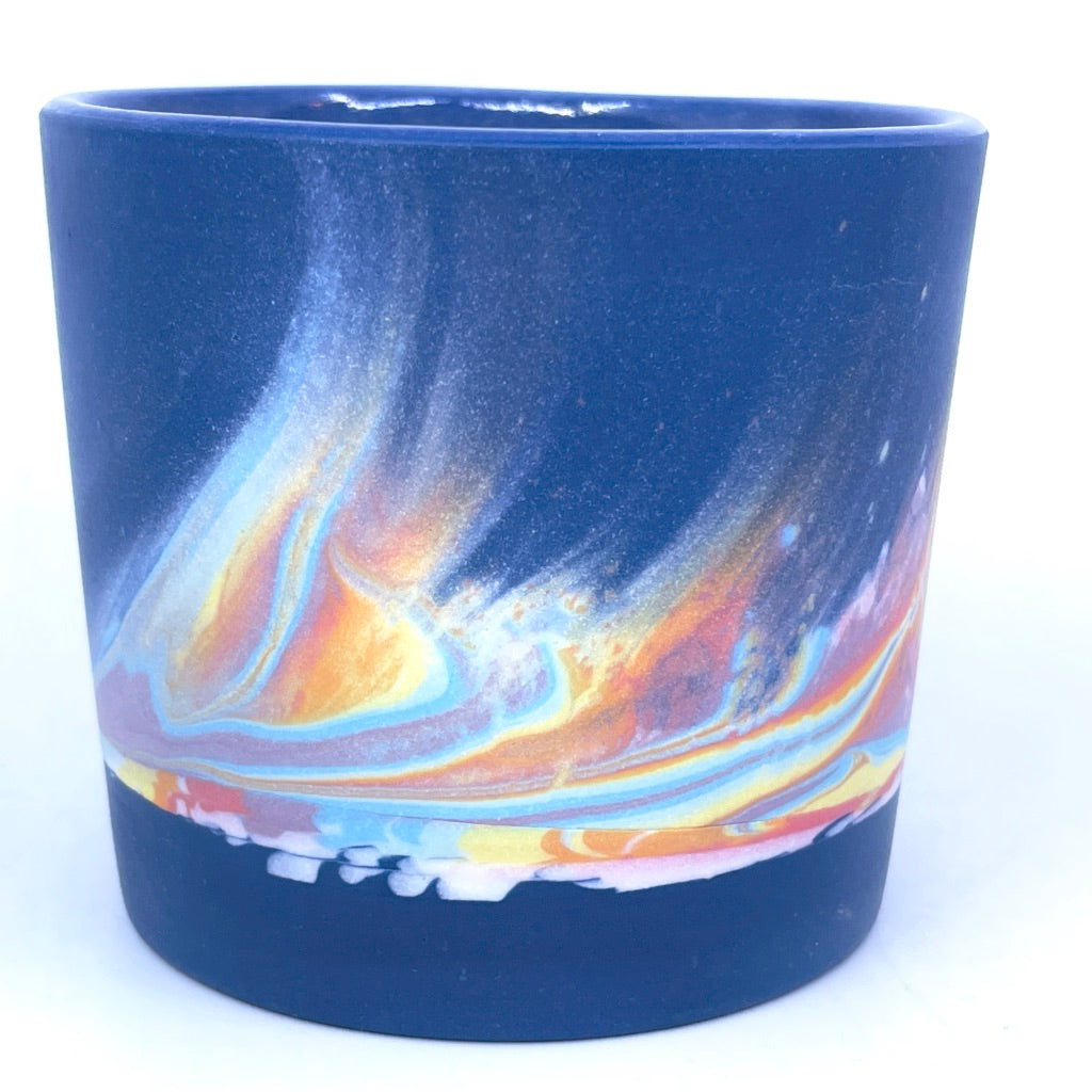 2023 Rainbow Aurora - Cobalt Background - Tumbler Preorder *Ship in 4-7 weeks*