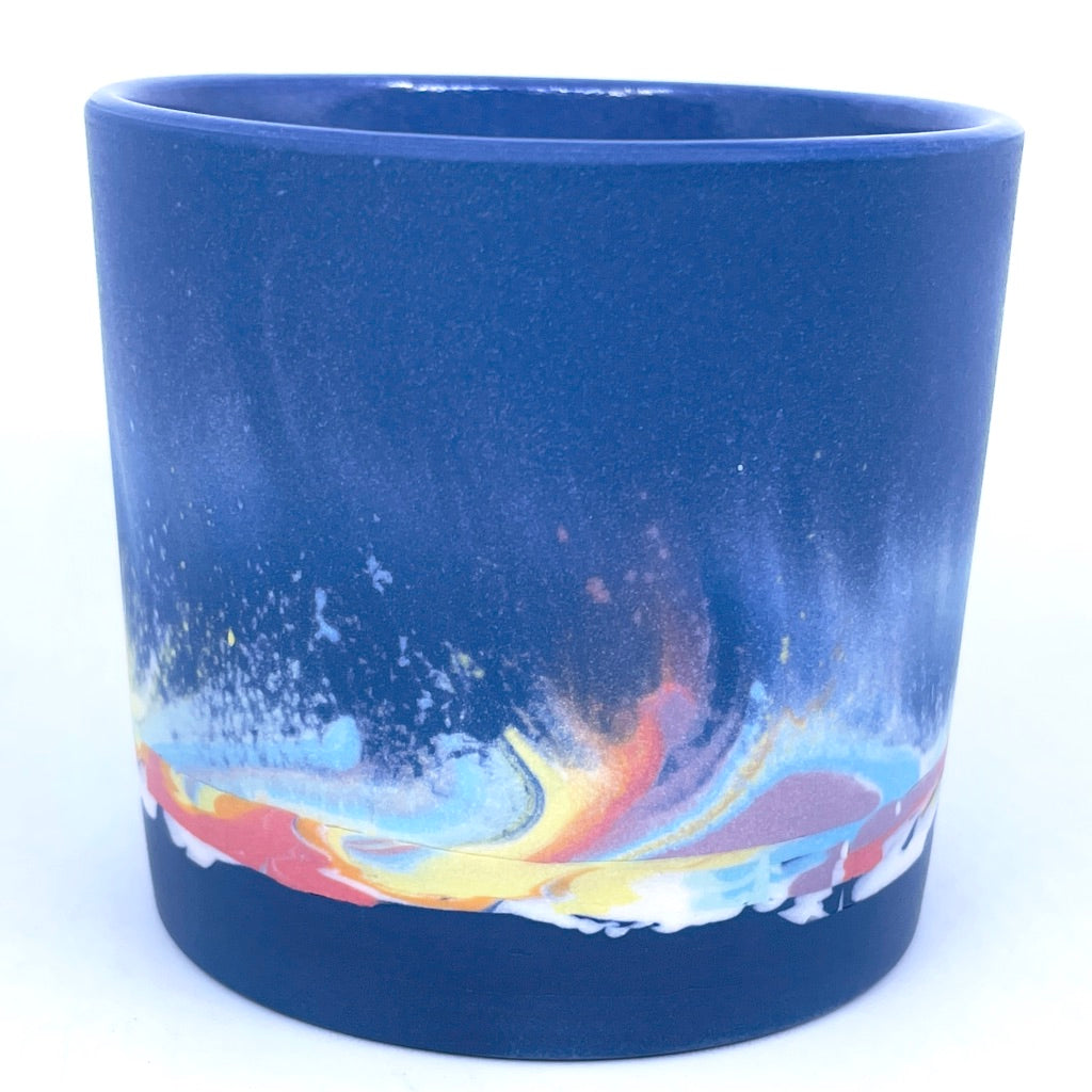 2023 Rainbow Aurora - Cobalt Background - Tumbler Preorder *Ship in 4-7 weeks*