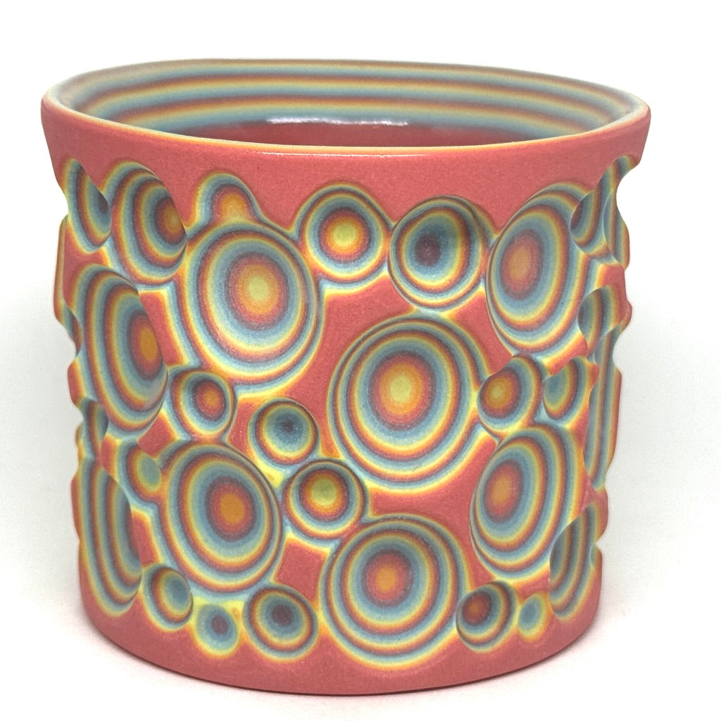 Rainbow 26 Layer Buzzed Tumbler- Functional Fine Art Tumbler 2026 ...