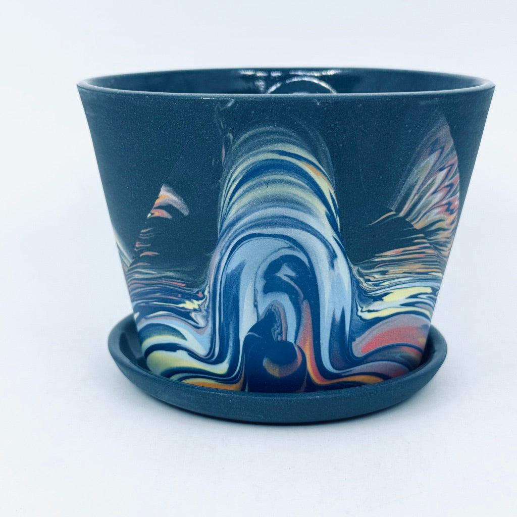 Rainbow Reflections Aurora Small Planter *Preorder, ship in 4-6 weeks*
