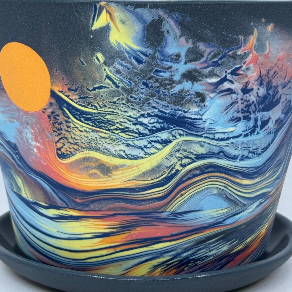Rainbow Reflections Aurora Large Planter *Preorder, ship in 4-6 weeks*