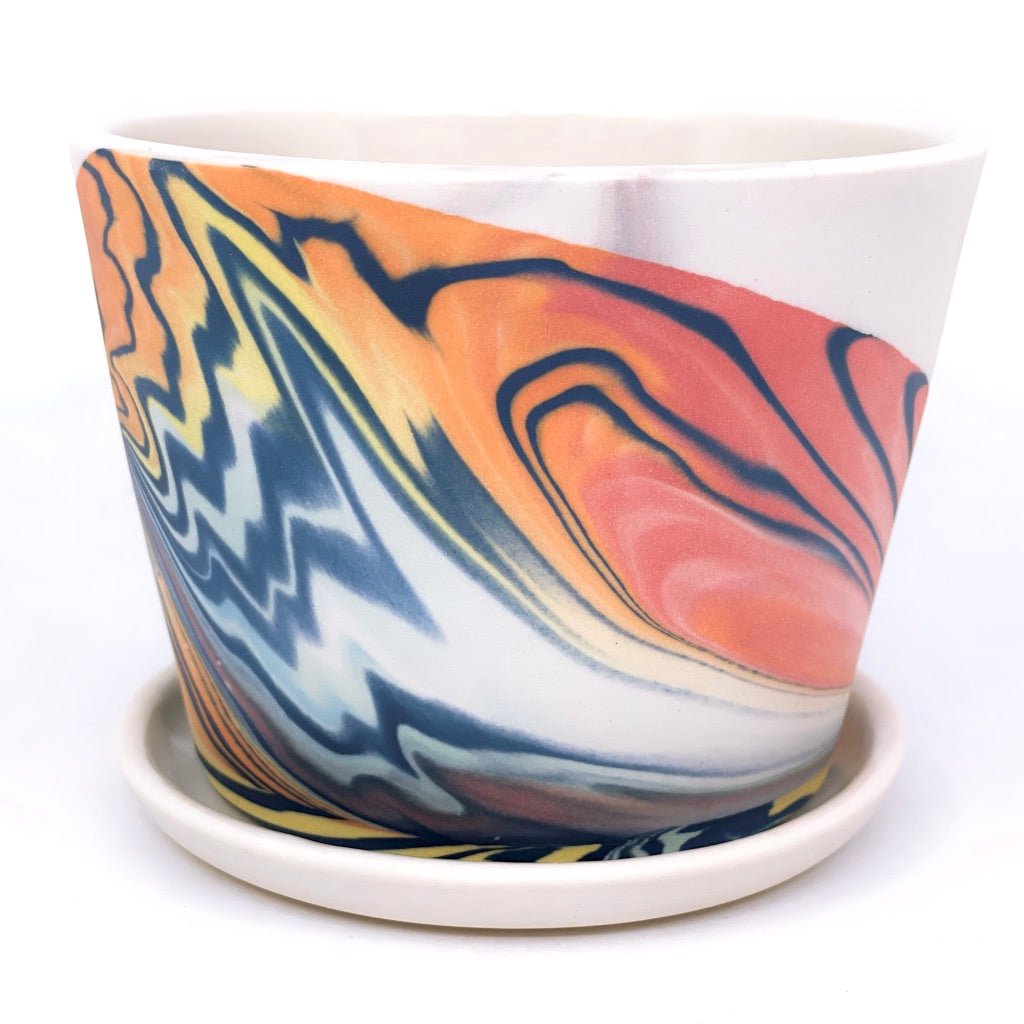 Rainbow Wave Small Planter Preorder *Ship in 4-7 weeks*