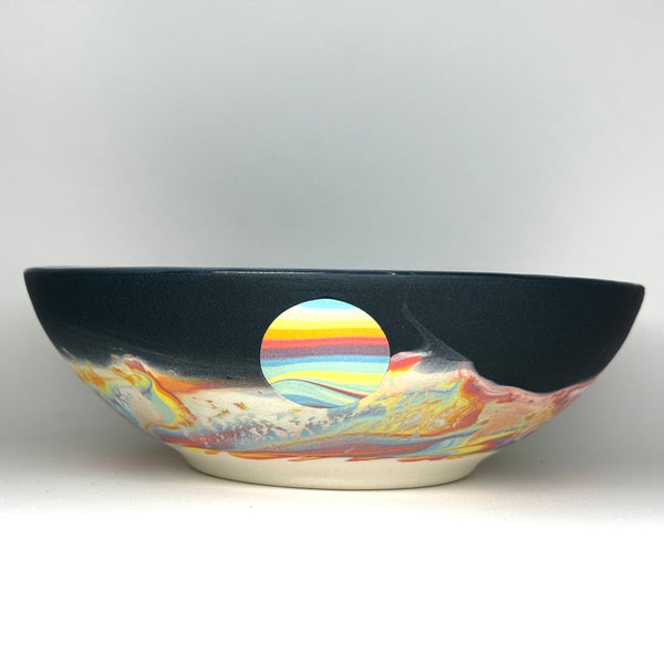 食器 Rainbow world Now Preorder, ship in 4-6 weeks* Rainbow Aurora w/ Planet *New