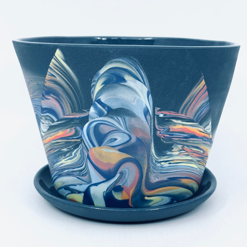 Rainbow Reflections Aurora Large Planter *Preorder, ship in 4-6 weeks*