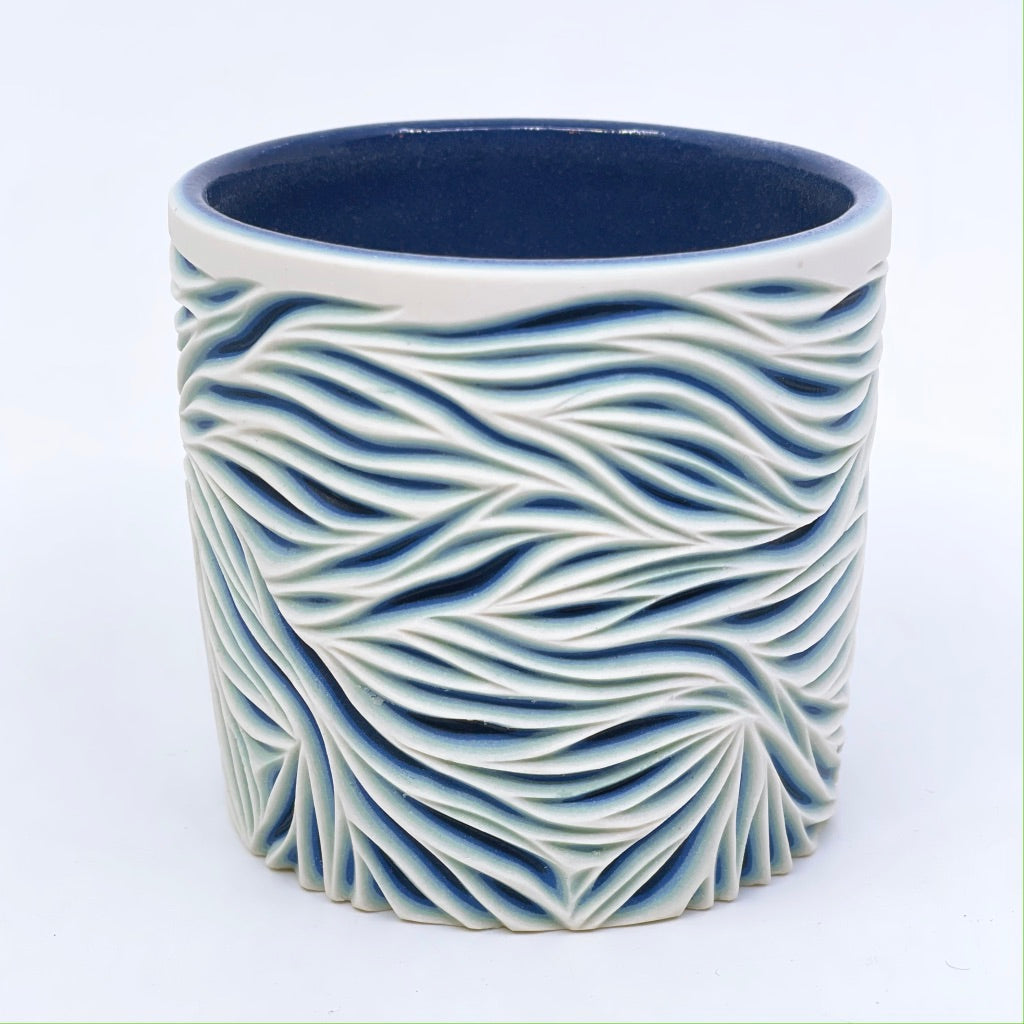 Glacier Intricate Carved Tumbler