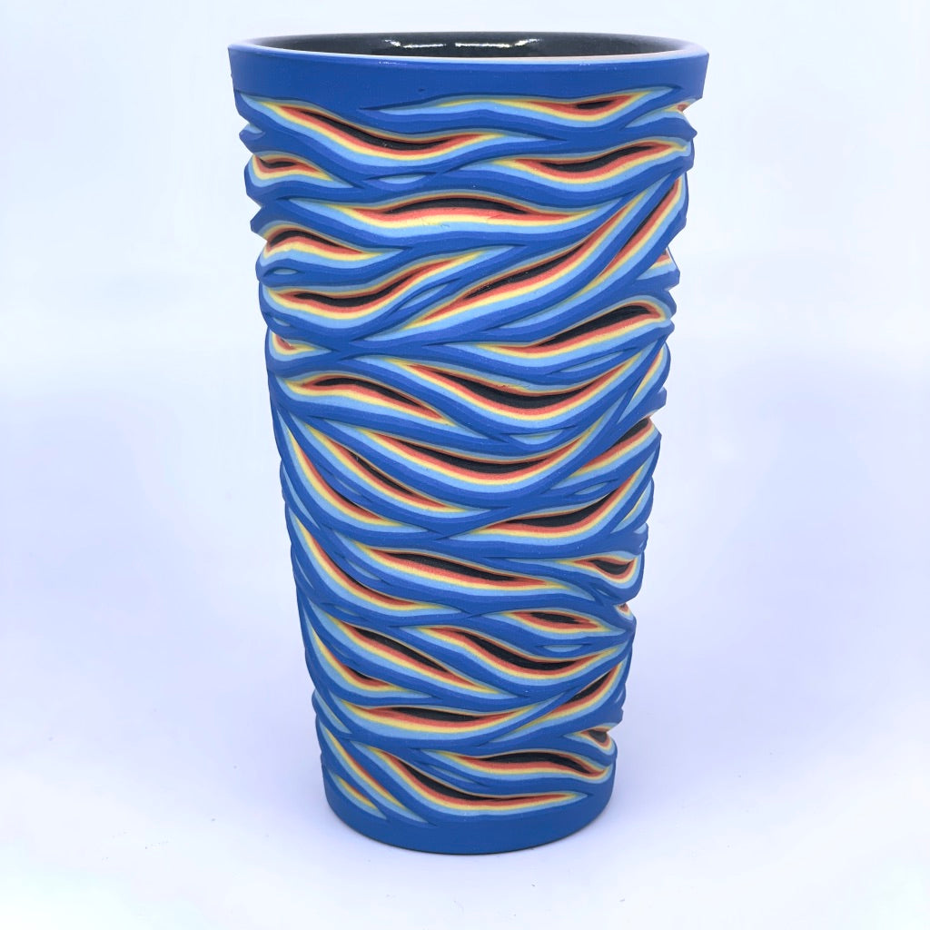 Royal Flow 5-Layer Carved Pint