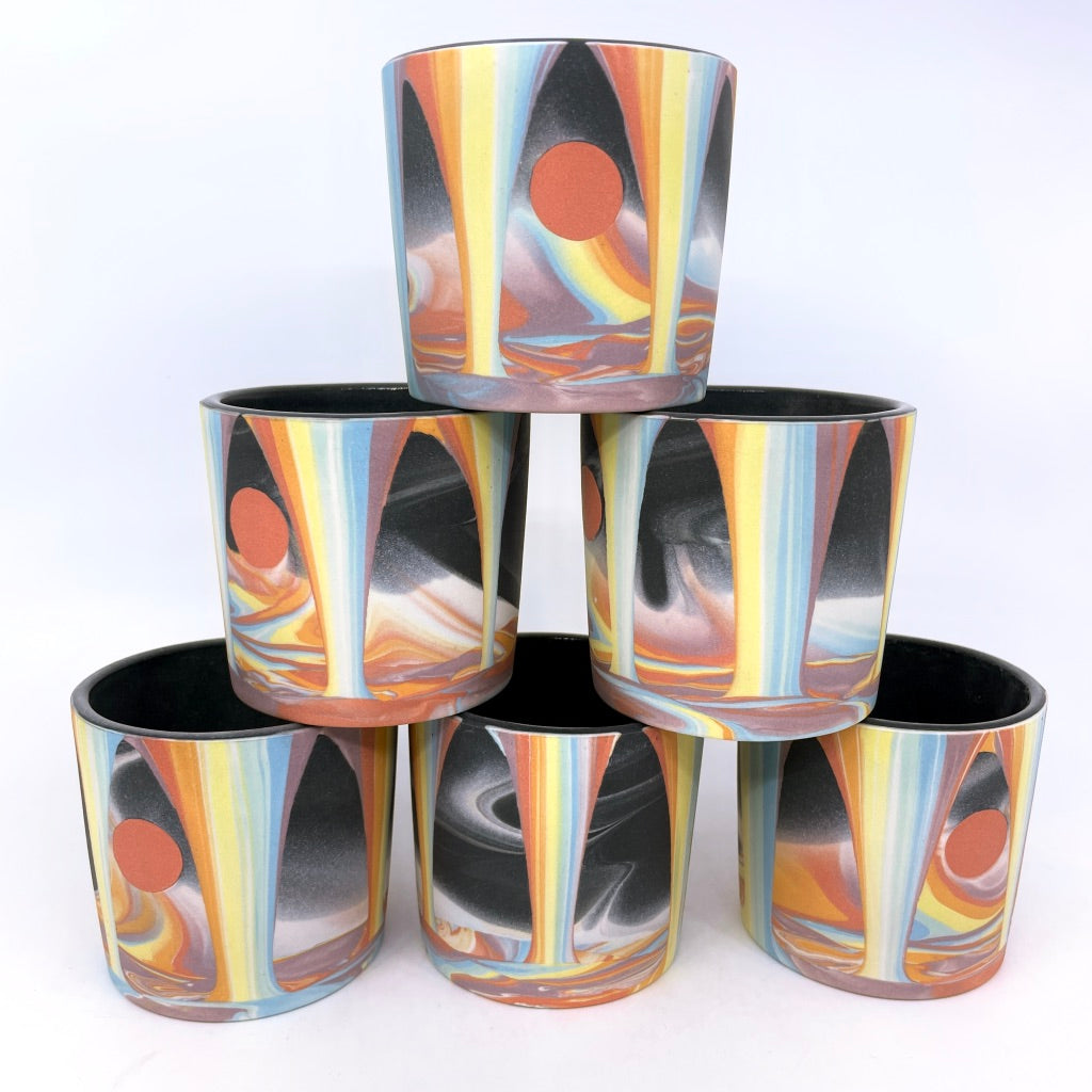 Rainbow Falls Tumbler OG 6 color w/ Red Sun (Now preorder, ship in 4-6 weeks)