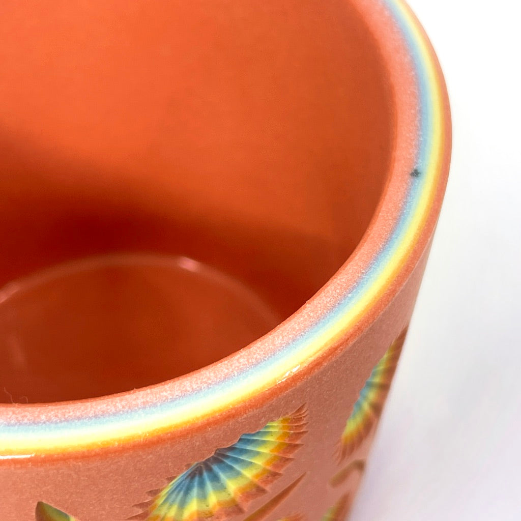 *Preorder Closed* Botanical Carved Rainbow 7 Layer Tumbler (ship in 6-8 weeks)