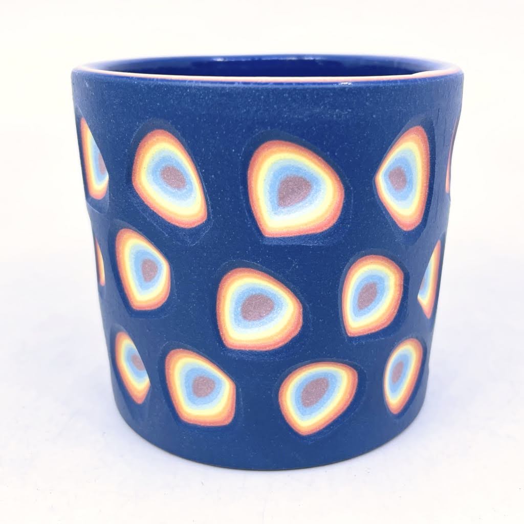 *Preorder* Cobalt Rainbow Carved 8-Layer Tumbler (Ship in August in order of purchase)