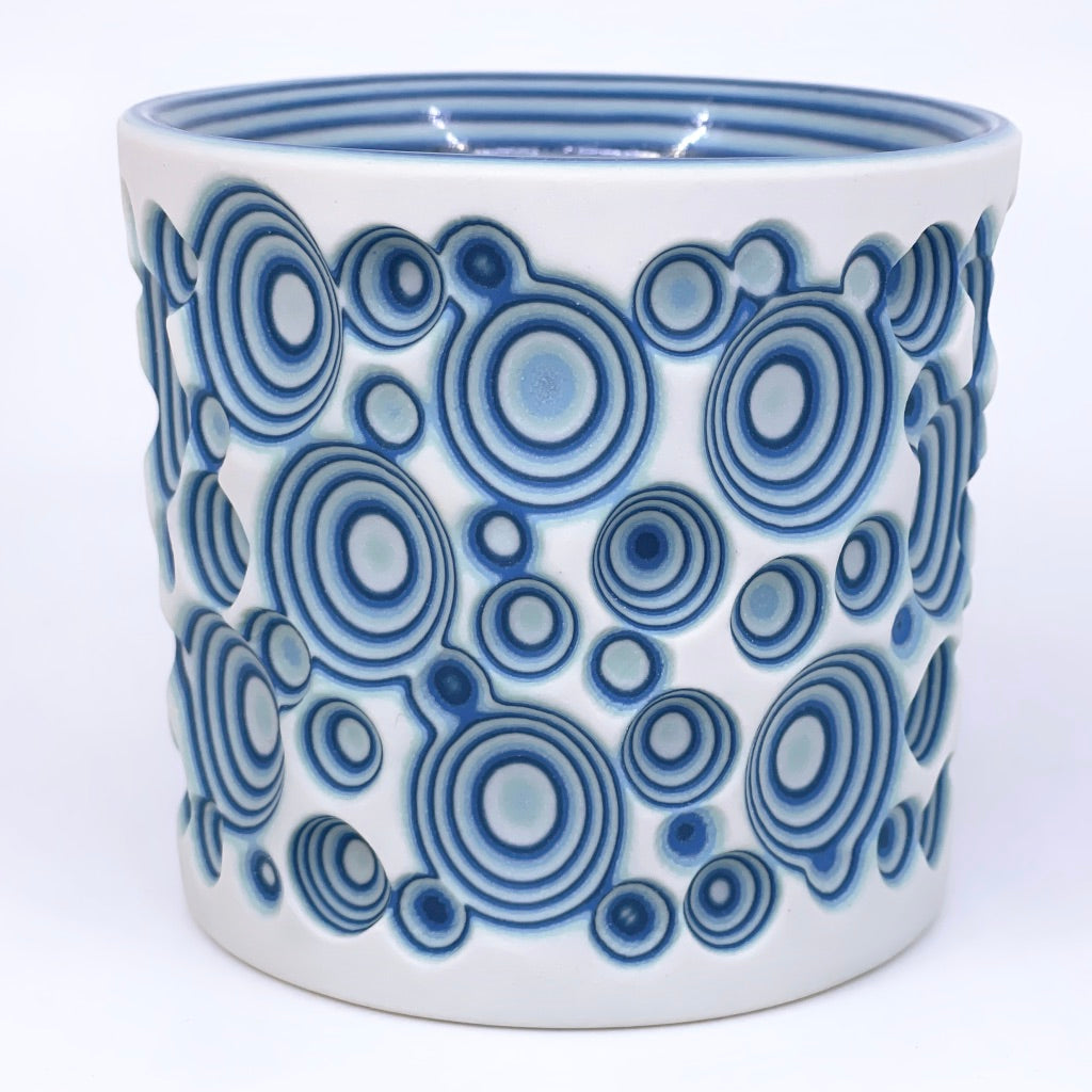Glacier Layers 26-Layer Buzzed - Functional Fine Art Tumbler (2022)