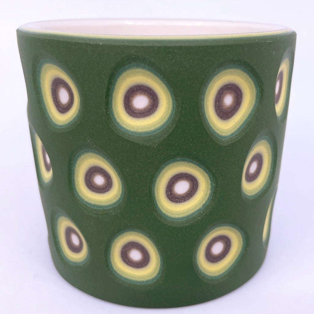 Avocado Layers!   Carved 5 Layer tumbler
