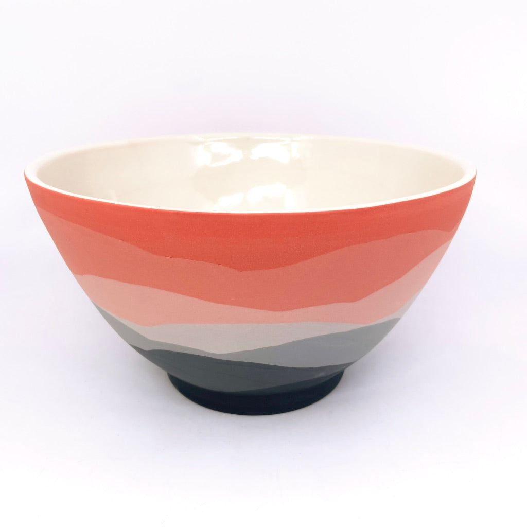 Misty Sunset Horizon Large Serving Bowl
