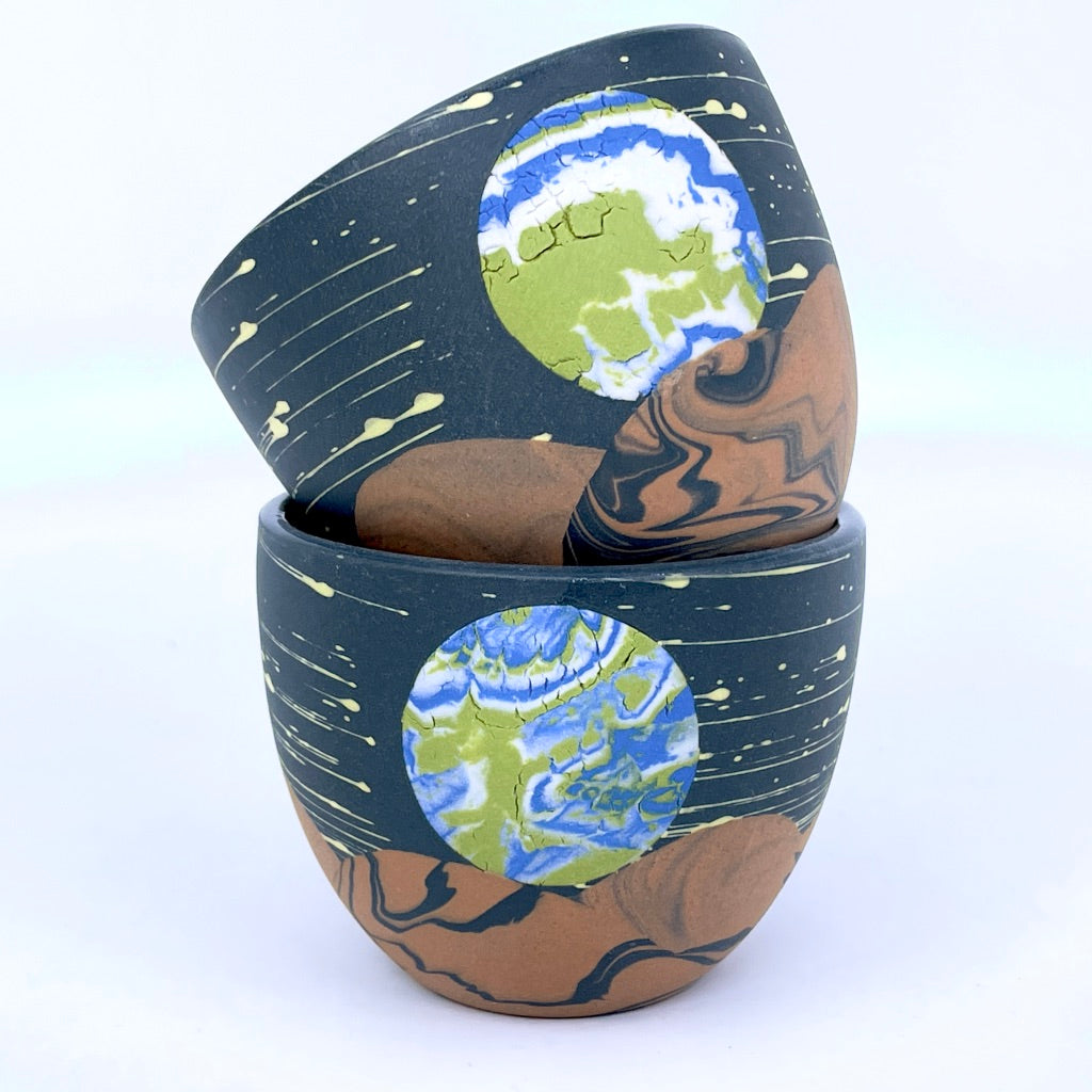 Earth Day Dunes Teacup (2023 Collection) *Preorder* Ship in 4-6 weeks