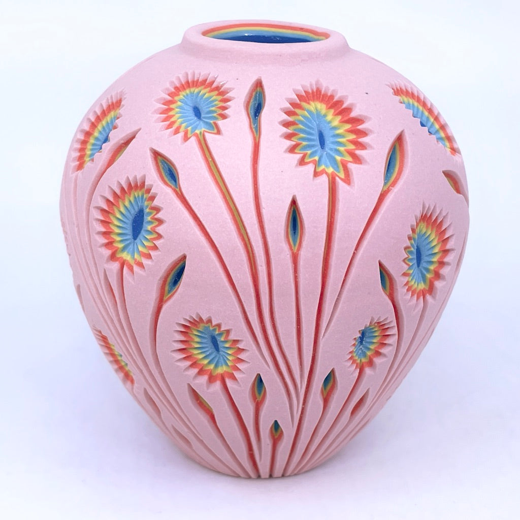 Royal Cotton Candy Botanical Bud Vase **Preorder** 5-Layer (ship in 4-6 weeks)