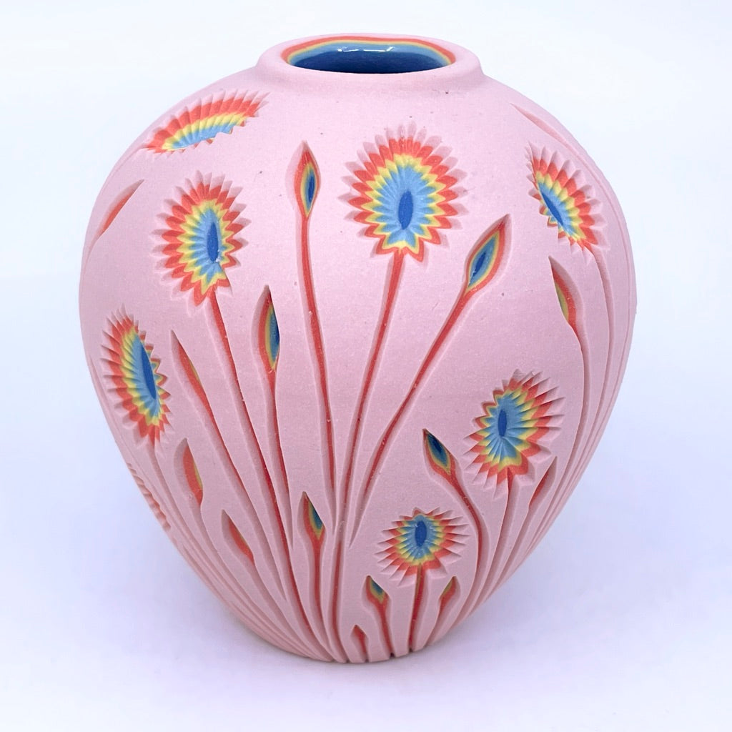 Royal Cotton Candy Botanical Bud Vase **Preorder** 5-Layer (ship in 4-6 weeks)