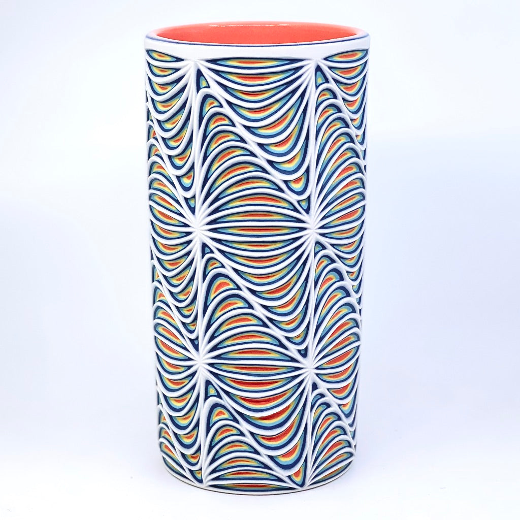 *preorder* Sound Wave Carved tumbler