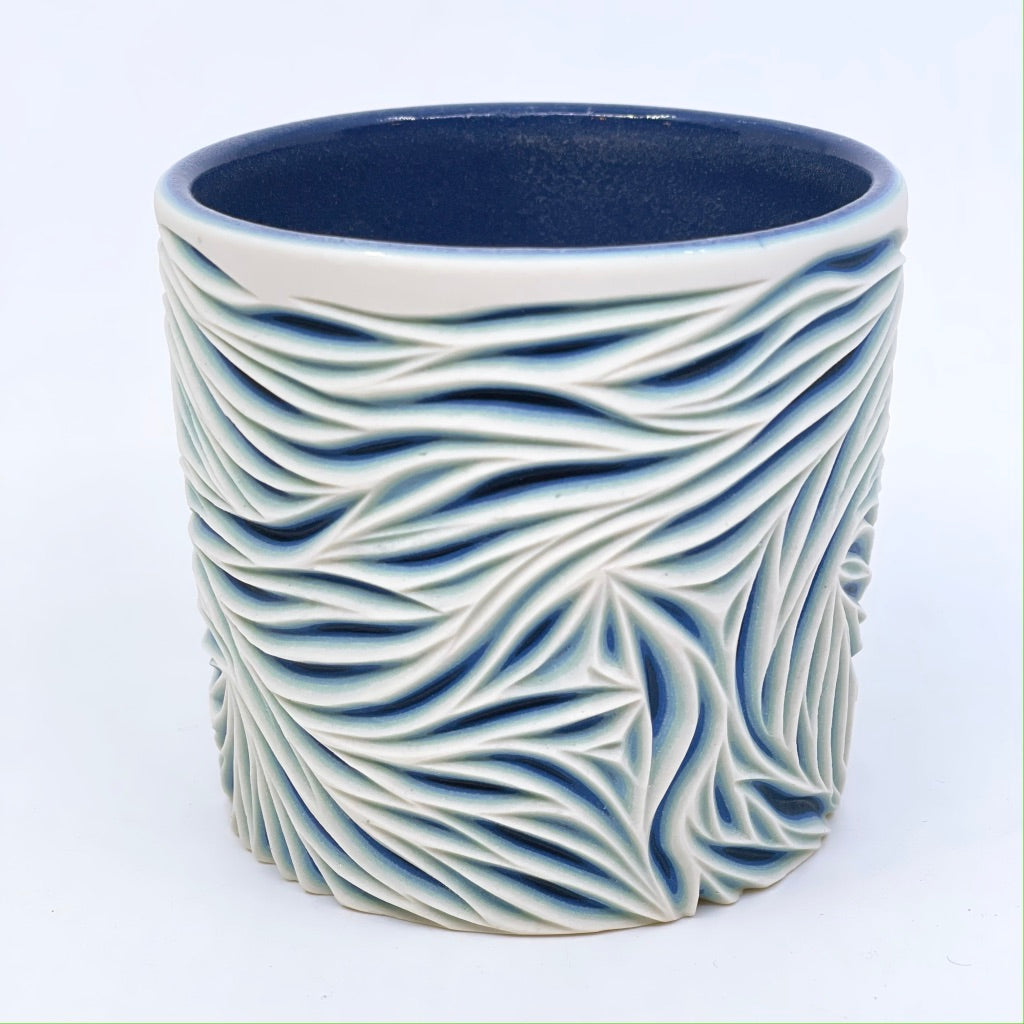 Glacier Intricate Carved Tumbler