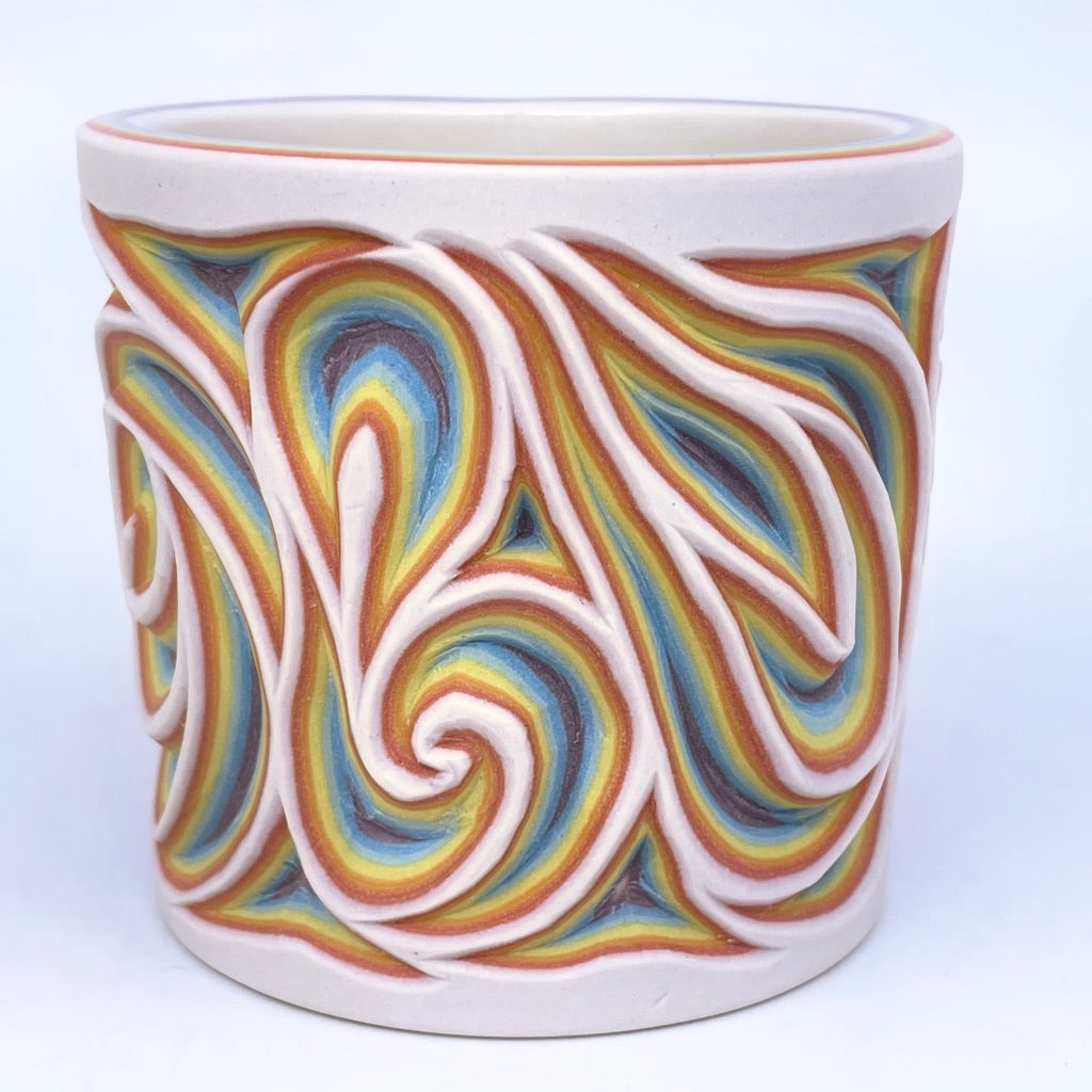 8-Layer Rainbow Swirls Tumbler (Now limited Preorder, ship in 4-8 weeks)