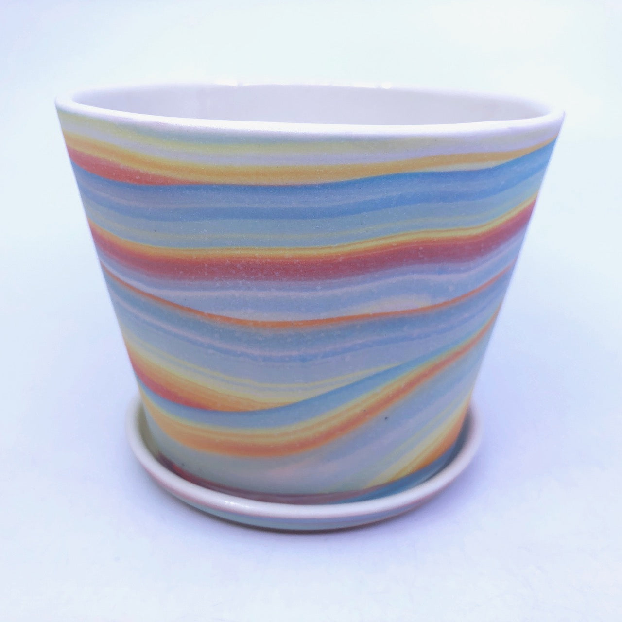 *Preorder* Small Rainbow Strata Planter