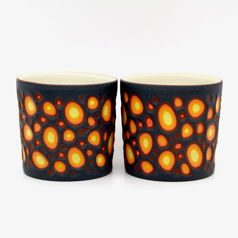 Lava Crater Tumbler- 6 Layer Carved