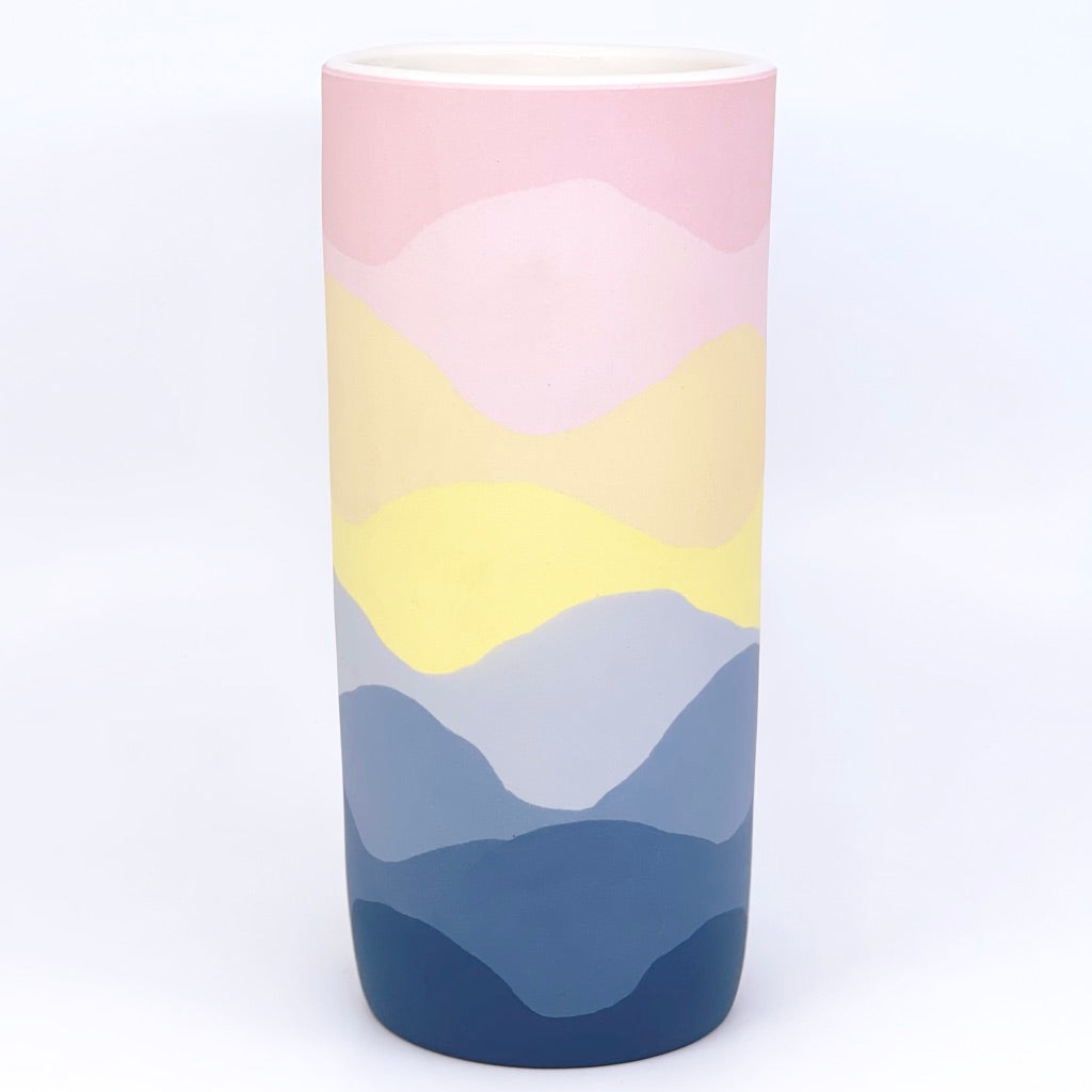 OG Sunset Horizon Large Column Vase
