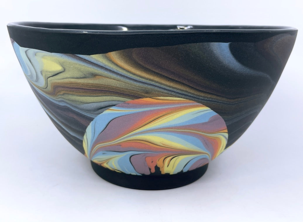 Feathered Hills Large Serving Bowl