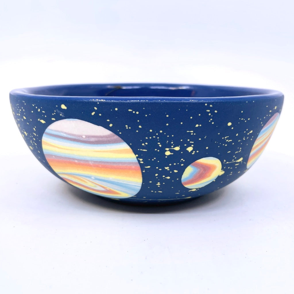 Cobalt Rainbow Galaxy Soup Bowl- Earth Day 2022 Exclusive - *Preorder* Ship in 4-6 weeks