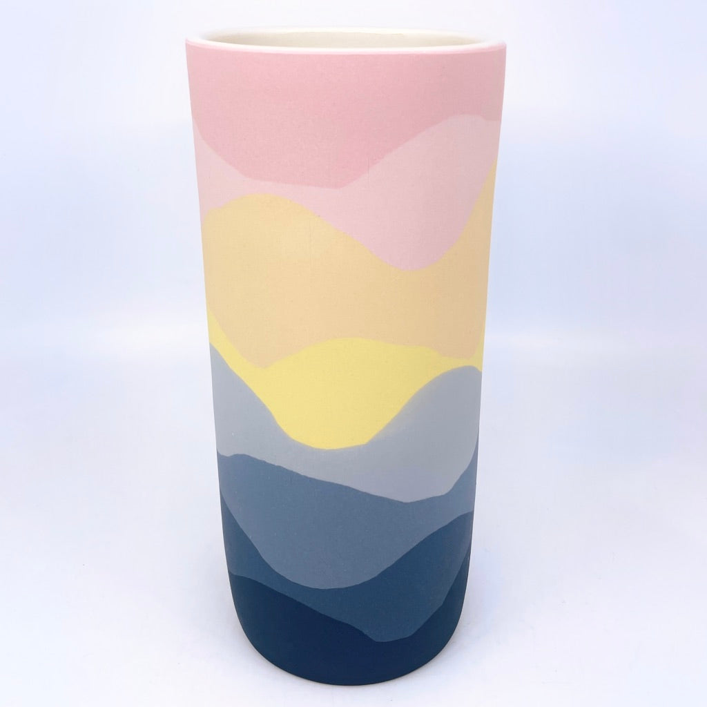 OG Sunset Horizon Large Column Vase