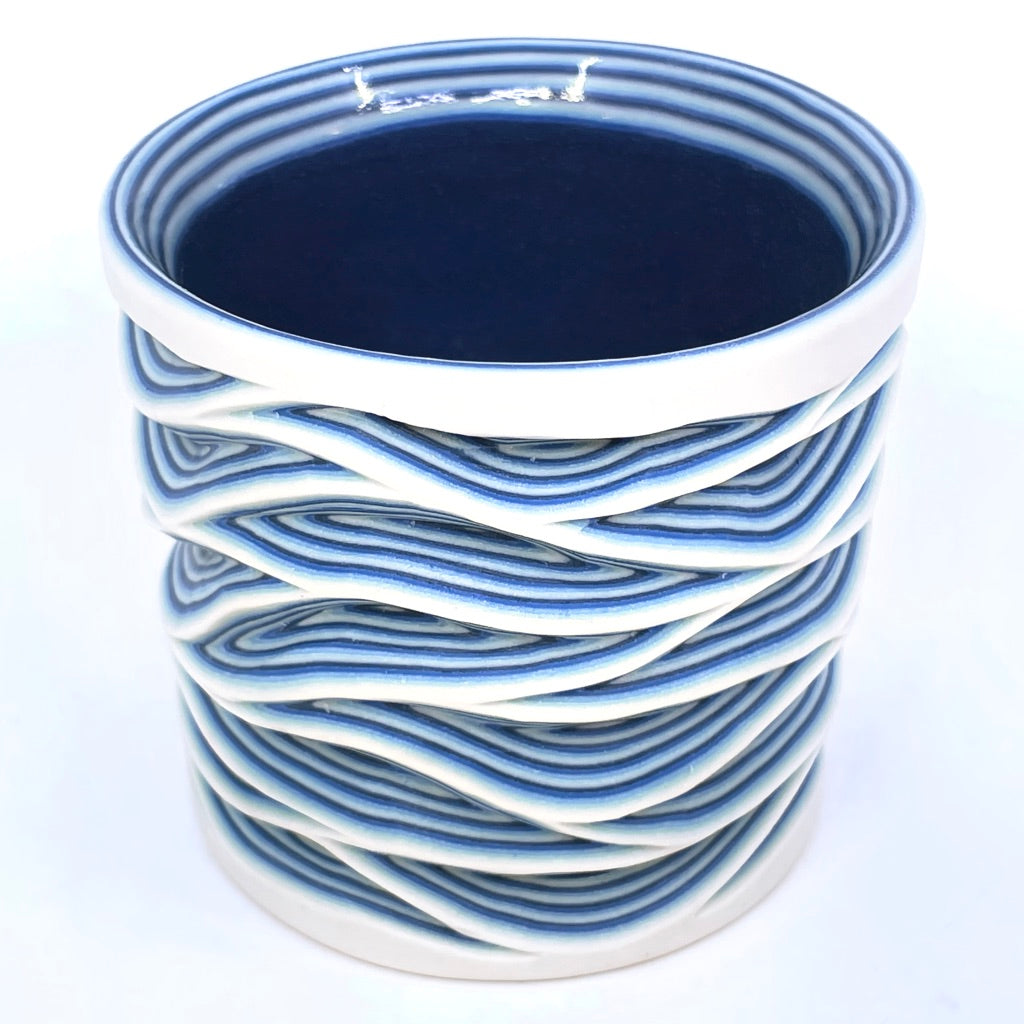 Glacier Flow 25-Layer Tumbler (Tapered Interior lip)