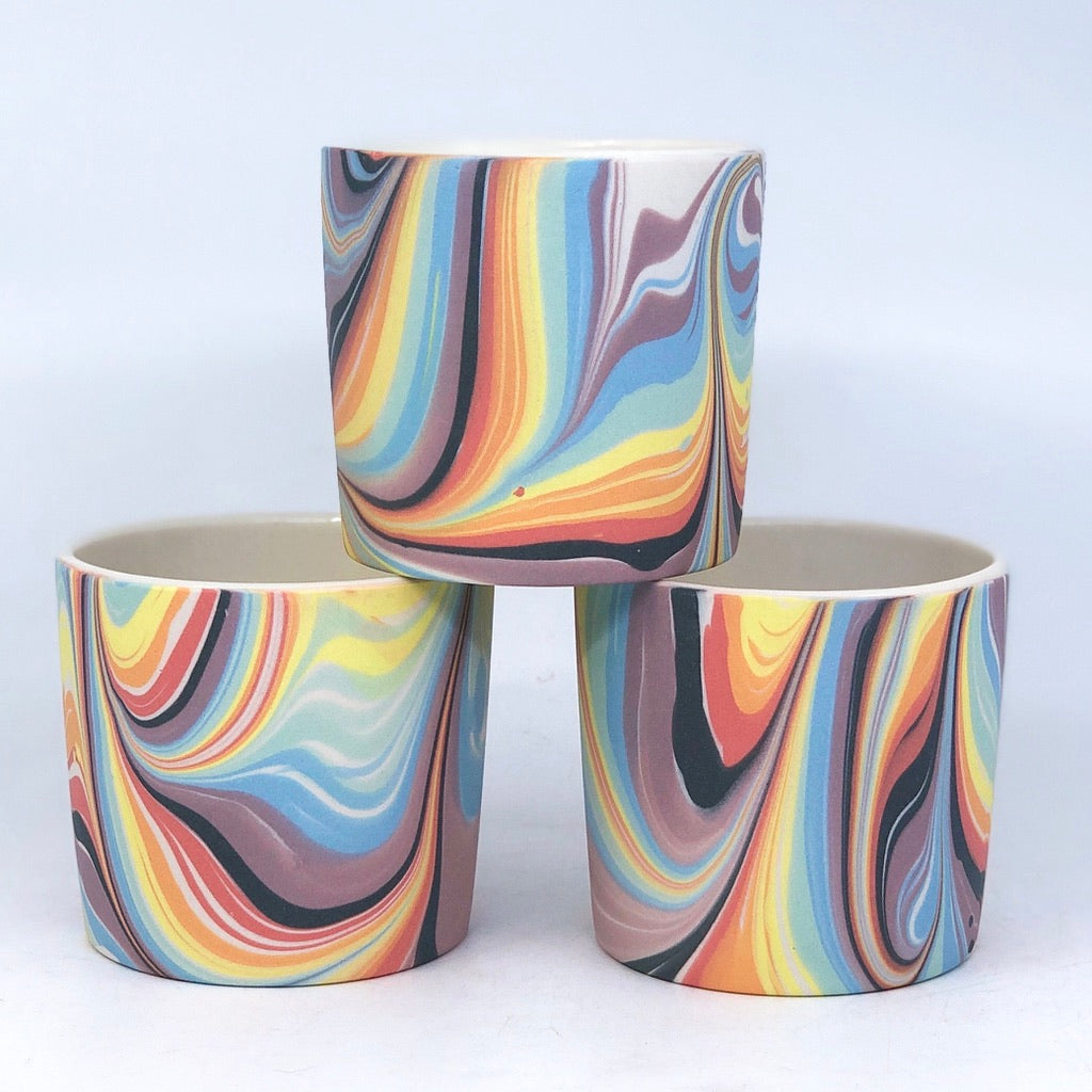 Feathered Rainbow Tumbler
