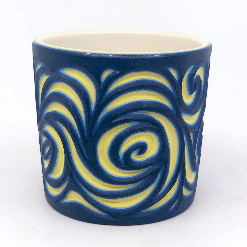 Starry Night 5-Layer Carved Tumbler