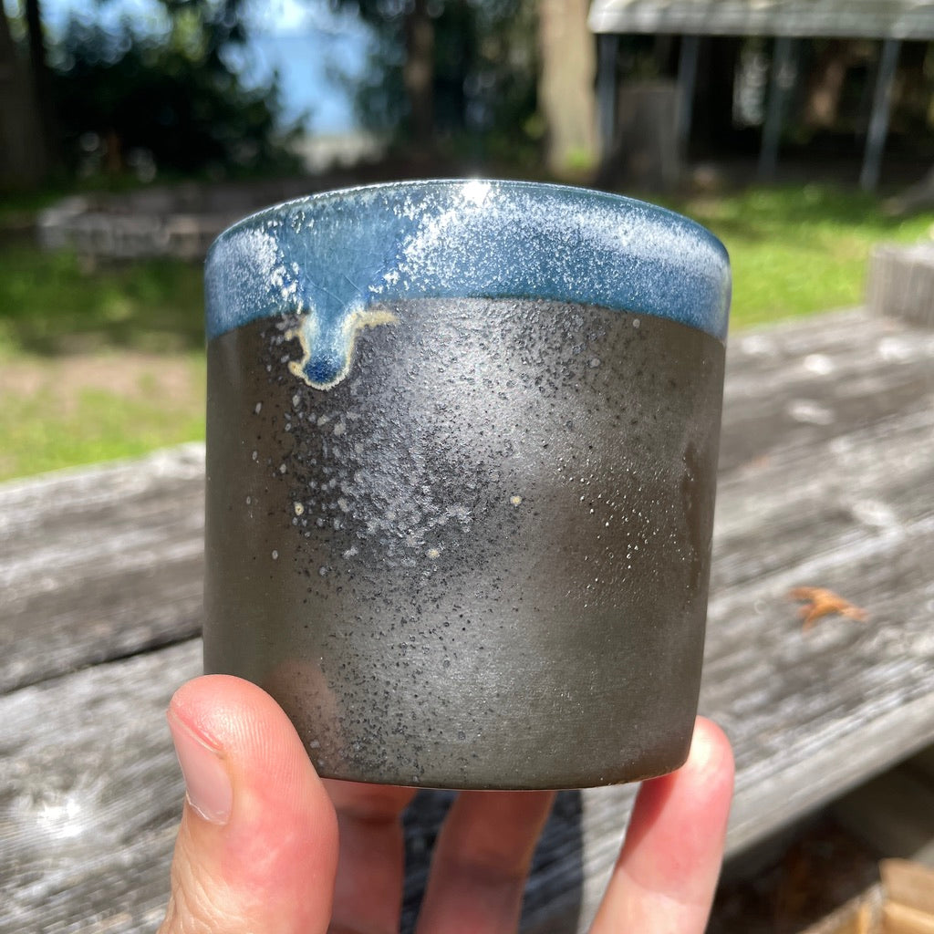 Wood Fired #15 Solid Black & Glaze Variations